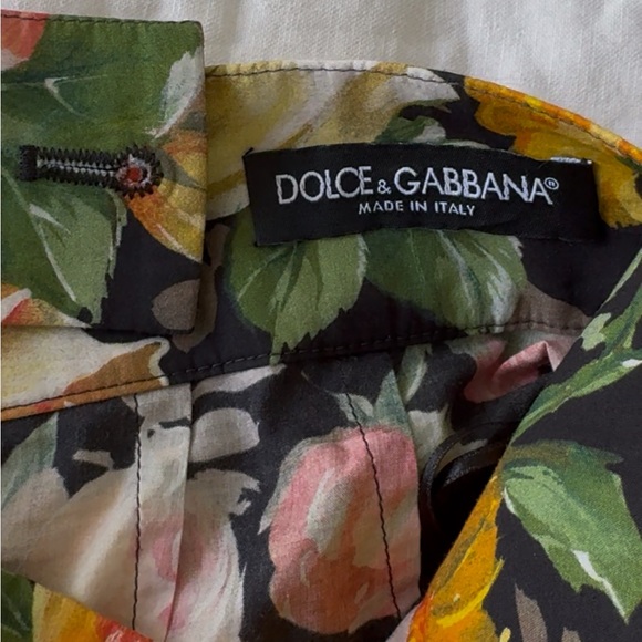 Dolce & Gabbana Pink Orange Yellow Red Skater Skirt - Picture 6 of 6